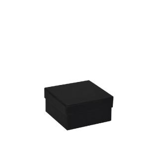 Boîte cloche carton noir mat 10x10x5cm