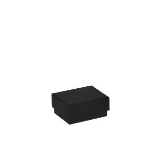 Boîte cloche carton noir rainuré 5.2x4.1x2.5cm