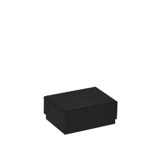 Boîte cloche carton noir rainuré 8.6x6.4x3.7cm