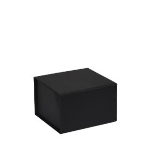 Boîte magnétique carton noir mat 10x10x7cm