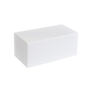 Boîte magnétique carton blanc mat 22x11x10cm