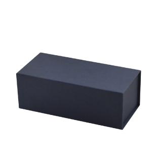 Boîte magnétique carton bleu mat 19x9x7cm