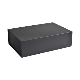 Boîte magnétique carton noir mat 33x22.5x10cm