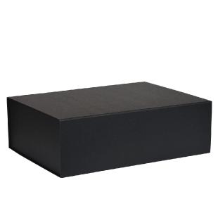 Boîte magnétique carton noir mat 38x28x12cm