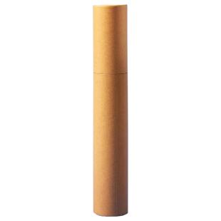 Boîte tube cylindrique en carton kraft 5 x 31 cm