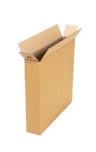 Carton d'emballage simple cannelure 47x10x44 cm