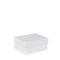 Boîte cloche carton blanc mat 13x9.5x6cm