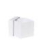 Boîte cubique carton blanc 10 cm
