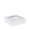 Boîte magnétique carton blanc mat 15x15x5cm