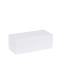 Boîte magnétique carton blanc mat 19x9x7cm