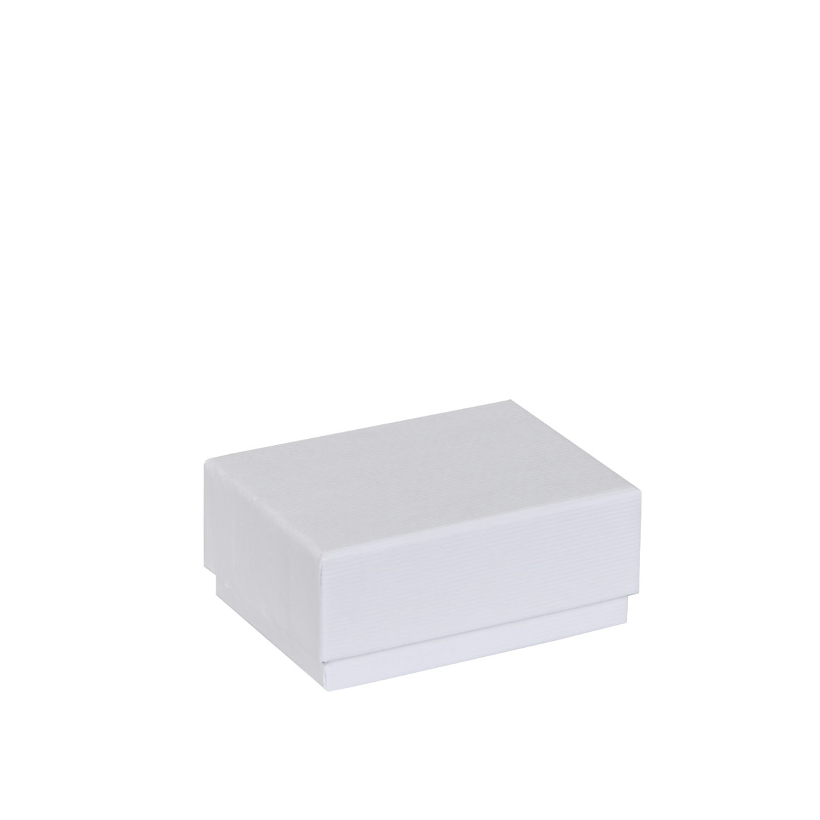 Boîte cloche carton blanc rainuré 8.6x6.4x3.7cm