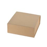 Boîte plate luxe carton kraft à rabat aimanté 12 cm