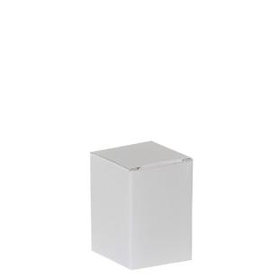 Boîte FEFCO carton blanc mat 5x5x7cm