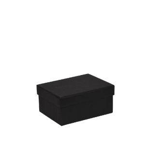 Boîte cloche carton noir mat 13x9.5x6cm