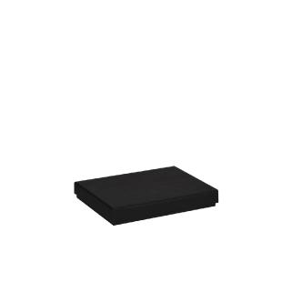 Boîte cloche carton noir mat 15.5x11x2cm (A6)