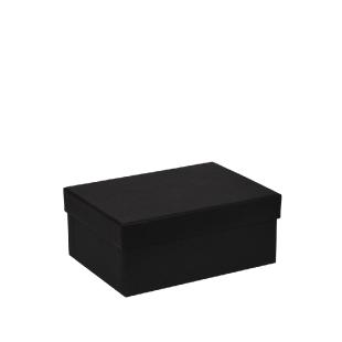 Boîte cloche carton noir mat 17.8x12.5x7.5cm