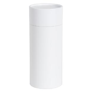 Boîte cylindrique carton blanc mat 17.2x7.2 cm