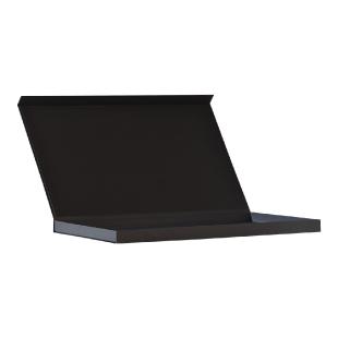 Boîte magnétique carton noir brillant 22x22x10cm