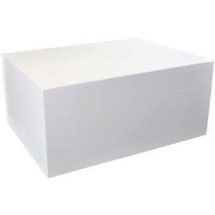 Boîte magnétique carton blanc mat 60x45x26cm