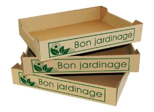 Cagettes de transport en carton Bon Jardinage - Lot de 1400 - tout emballer