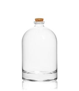 Bouteille en verre 500 ml 'Linea Uno', col : liège, 500, transparent