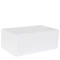 Boîte à tiroir en carton blanc mat 37.5x22x15cm