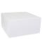 Boîte magnétique carton blanc mat 40x40x20cm