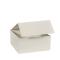 Boîte de luxe aimantée en carton crème