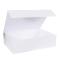 Boîte luxe blanc mat à fermeture aimantée 44 cm