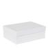 Boîte cloche carton blanc mat 24.3x16.5x8.5cm