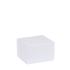 Boîte magnétique carton blanc mat 10x10x7cm