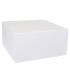 Boîte magnétique carton blanc mat 40x40x20cm
