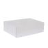 Boîte rectangle carton éco blanc vernis 35 cm