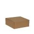Boîte à rabat carton kraft 17.5x18.5x7cm