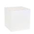 Boîte magnétique carton blanc mat 22x22x22cm