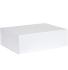 Boîte magnétique carton blanc mat 44x30x12cm